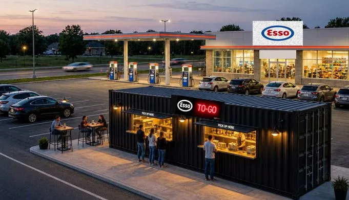 PadSite kitchen deployed at a metro Atlanta retail site